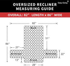 Easy-Going Reversible Couch Cover, Oversized Recliner, Water Resistant - Image 6