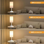Fenmzee White Nightstand Bedroom Lamp - Image 4