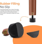 5/16 Rubber Adjustable Furniture Leveler，8 Pack Leveling Feet Screws in Threaded - Image 4