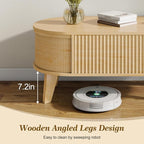 LYNCOHOME Fluted Lift Top Coffee Table - Image 4