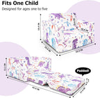 Kids Couch, 2-in-1 Kids Fold Out Couch, Convertible Sofa to Lounger - Image 2