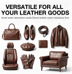 Dark Brown Leather Repair Kit, Leather Recoloring Balm – Restore & Repair Faded - Image 5