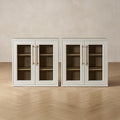 mopio Blake Buffet Cabinet, Small Modular Accent Display Sideboard by MopioInc