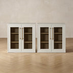 mopio Blake Buffet Cabinet, Small Modular Accent Display Sideboard by MopioInc