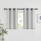 NICETOWN Linen 36 inch Curtains by NICETOWN