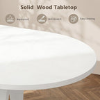 Einhomn 43-59" Extendable Round Dining Table, Kitchen Table - Image 5