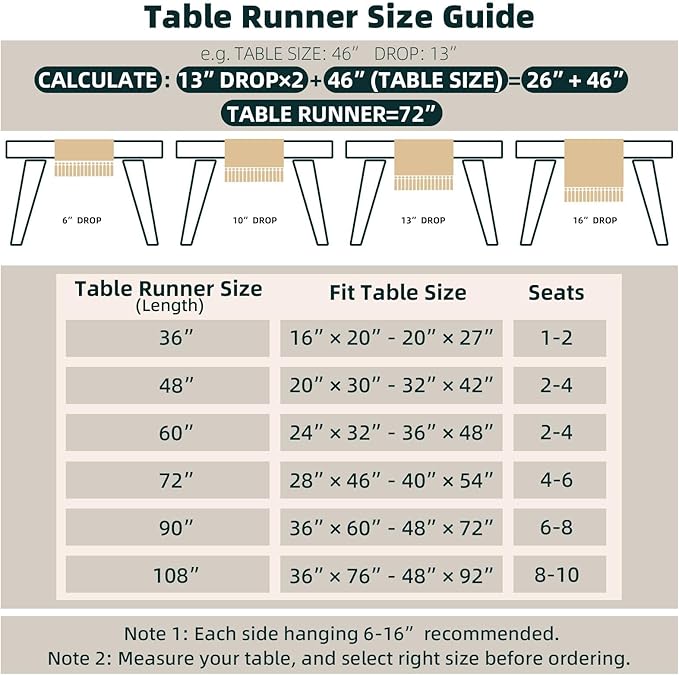 FEXIA Boho Table Runner for Summer Home Decor - Image 3
