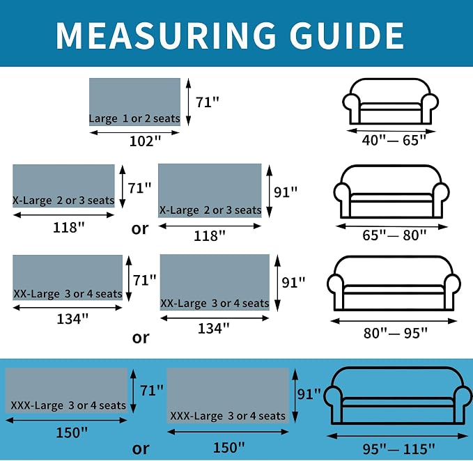 HAOMAIJIA Chenille Couch Cover Sofa Covers - Image 5