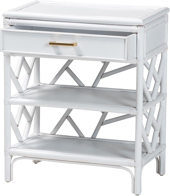 Bali & pari Daina Natural Rattan Nightstand - Image 4