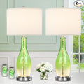 BesLowe 26in Tall Glass Table Lamps Set of 2 by BringYouBrightFuture