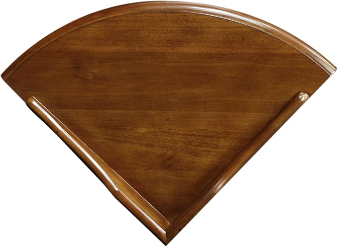 Coastal Solid Wood Corner Wedge Table - Image 6