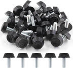 Zorfeter 30 Pcs Screw in Threaded Furniture Adjustable Levelers, M6 Leveling - Image 7