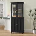 ARTPOWER 72" Freestanding Kitchen Pantry Storage Sideboard, Classical Tall by PowerofArtBetterforLife