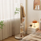 WoodsWhisper Full Length Mirror Coat Rack Solid Wood Floor Mirror 66"x12" Full - Image 8