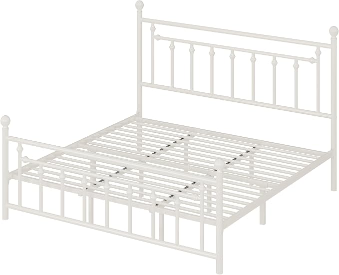 Allewie 14 Inch King Size Metal Platform Bed Frame - Image 8