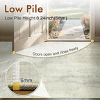 2x6 Ft Washable Runner Rug, Non-Slip Low Pile Hallway Kitchen Area Rug - Image 7