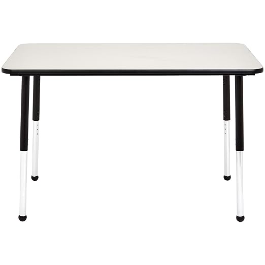 Amazon Basics Adjustable Height Rectangular Classroom Activity Table, Writing - Image 4
