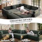 88.2" Sectional Sleeper Sofa - Image 4