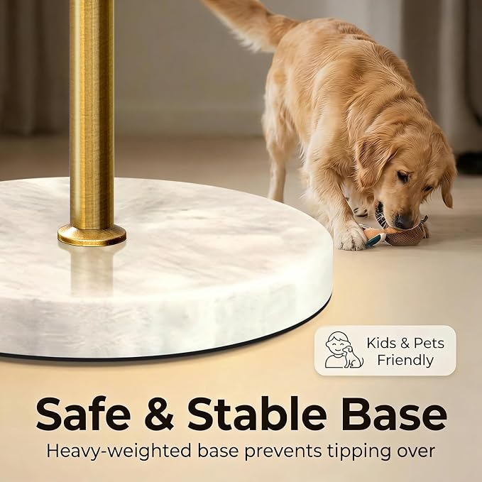 Torondo Dimmable Floor Lamps for Living Room, Industrial Standing Lamp - Image 4