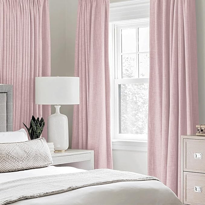 MIULEE 100% Blackout Linen Curtains - Image 2