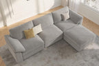 EASE MOOSE Oversized Sectional Modular Sofa, L Shape Sectional Couch Wide Deep - Image 4
