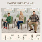 Dining Chairs Set of 4, Modern Dining Room Chairs - Image 6