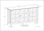 SIMPLIHOME Acadian Storage Cabinet - Image 3