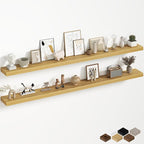 Fun Memories 67 Inch Fireplace Mantel Shelf, Deep Floating Shelves by FunMemories
