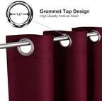 ChrisDowa Blackout Curtains for Bedroom and Living Room 84 Inches Long | 2 - Image 2