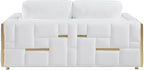 Blackjack Furniture Catania Modern Top Grain Italian Leather Sofa Set - Image 4