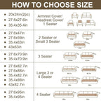 Smiry Couch Cover for Dogs, Non Slip Washable Sofa Protector for Pets | Soft - Image 7