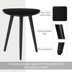 MH London Tri Pin Side Table I Handmade Natural Mango Wood, Naturally Moisture - Image 5