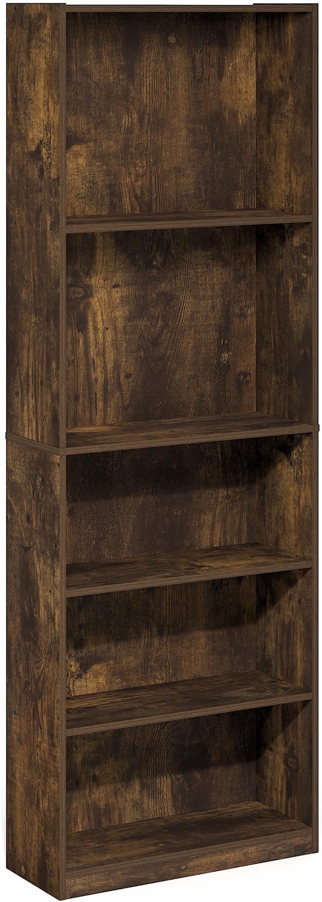 Furinno Jaya Book Shelf, 5-Tier Tall Book Shelf, Bookcase - Image 6