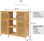 RoyalHouse Bamboo Floor Cabinet - Image 3