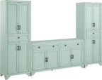 Crosley Furniture Tara 3-Piece Modern Farmhouse Sideboard Buffet Cabinet and by CrosleyFurniture