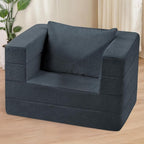 Futon Sofa Bed with Pillow, 3-in-1 Sleeper Sofa Bed with Removable Cover - Image 2