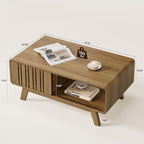 ONBRILL Coffee Table, Mid Century Modern Table - Image 2