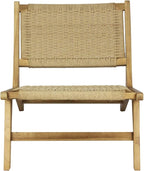 JONATHAN Y Parker 23.6" x 36.2" Solid Teak Wood Woven Yarn Accent Bohemian - Image 7