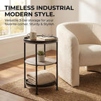 Dulcii Side Table, Round End Table - Image 5