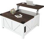 jimeimen Farmhouse Lift Top Coffee Table - Image 9