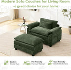 Oprisen 53" Modular Sectional Sofa, Comfy Cloud Couch Sectional Sofa - Image 7