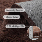 9x12 Ft Extra Large Shag Rugs for Living Room, Ultra Soft Fluffy Furry Area - Image 5