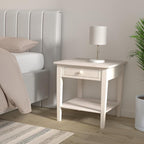 Solid Wood Spencer End Table, Unfinished - Image 2