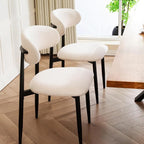UVV Dining Chairs Set of 2, Metal Kitchen Chairs - Image 2