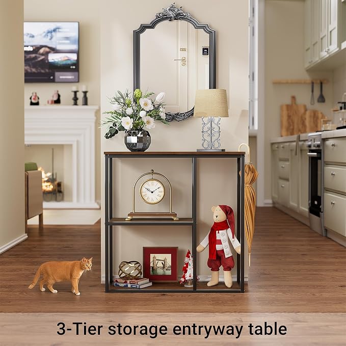 WOHOMO Console Table, Small Entryway Table - Image 3