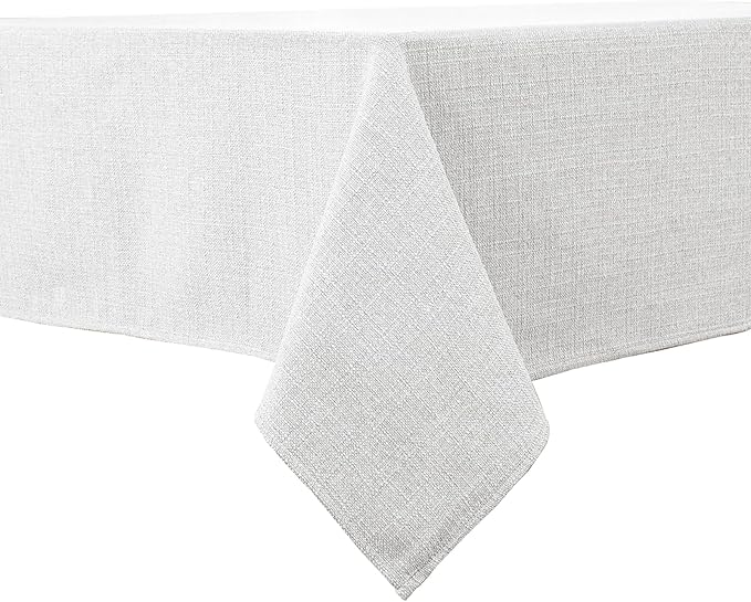 BALCONY & FALCON Rectangle Tablecloth Washable Wrinkle Resistant and Water by BALCONYFALCON