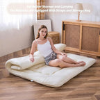 MAXYOYO Japanese Floor Futon Queen Size, Thicken Tatami Mat Sleeping Pad - Image 3