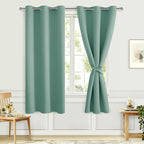 Blackout Curtains for Bedroom, 42 x 63 Inches Length, Sage Green | Thermal by Hiasan