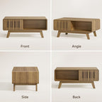 ONBRILL Coffee Table, Mid Century Modern Table - Image 9