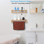 JORIKCHUO Nursery Book Shelves, Kitchen Spice Rack, or Rustic Wall Mounted - Image 4